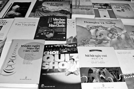 Các tác phẩm văn học Hàn Quốc có mặt tại Việt Nam.