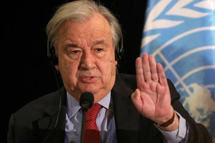 Tổng Thư ký Liên hợp quốc Antonio Guterres. (Ảnh: Reuters)
