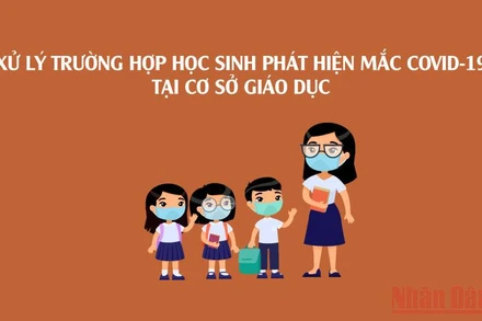 Các bước xử lý khi phát hiện học sinh mắc Covid-19 tại cơ sở giáo dục