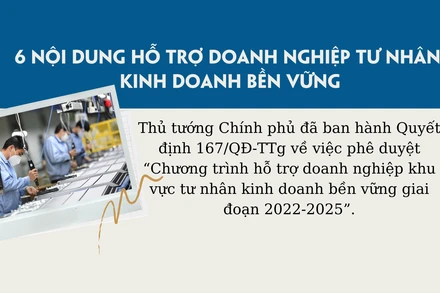 6 nội dung hỗ trợ doanh nghiệp tư nhân kinh doanh bền vững