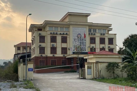 Trụ sở Cục Quản lý thị trường tại Ninh Bình nơi ông Trần Duy Tuấn làm việc trước khi bị khởi tố.