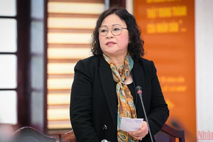 Thứ trưởng Giáo dục và Đào tạo Ngô Thị Minh. Ảnh: THÀNH ĐẠT