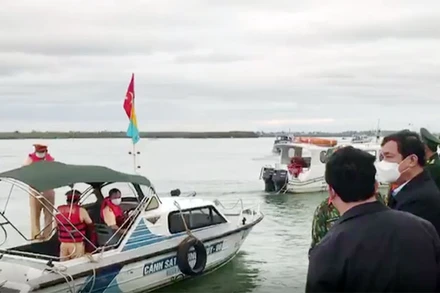 Bí thư Tỉnh ủy Quảng Nam Phan Việt Cường trực tiếp chỉ đạo công tác tìm kiếm nạn nhân bị mất tích.