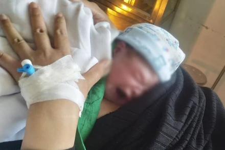 Hiện, sức khỏe của sản phụ và bé trai đã ổn định.