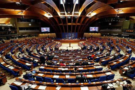 Một phiên thảo luận của PACE tại Strasbourg, Pháp, tháng 4/2017. (Ảnh: Reuters)