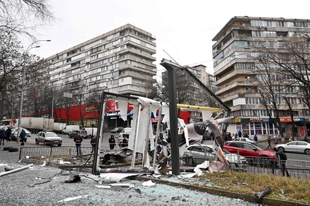 Một góc phố ở Kiev. (Ảnh: Getty Images)