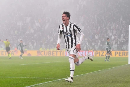 Với giá trị lên tới 80 triệu euro, Dusan Vlahovic là bản hợp đồng đắt giá nhất thị trường chuyển nhượng mùa đông đầu năm nay. (Ảnh: Juventus FC)