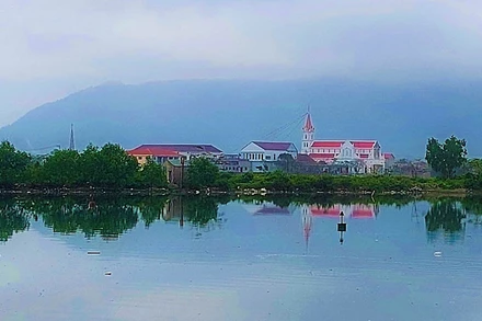 Một góc Cồn Nâm, xã Quảng Minh, thị xã Ba Đồn.