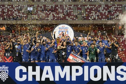 Thái Lan được dự báo không quá khó để giành vé dự vòng chung kết Asian Cup 2023. Ảnh: AFF Suzuki Cup