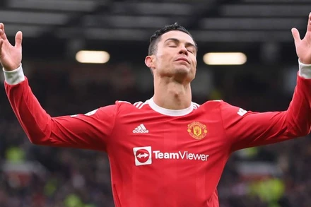 Phong độ Ronaldo sa sút khi chỉ ghi 1 bàn trong 8 trận gần nhất ở mọi đấu trường. (Ảnh: Sky Sports)