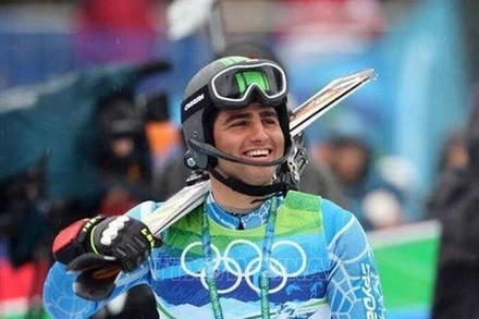 Vận động viên trượt tuyết đổ đèo người Iran Hossein Saveh Shemshaki. (Ảnh tư liệu: IRNA/TTXVN)