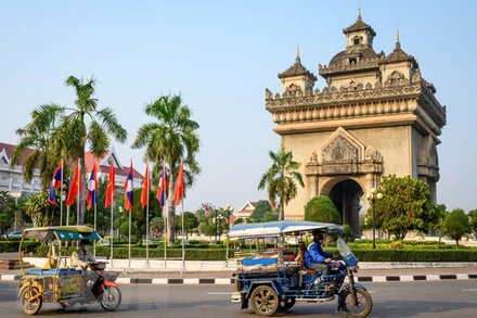 Lào sẽ tăng cường chiến dịch quảng bá “Người Lào du lịch Lào” để vực dậy ngành công nghiệp du lịch. (Ảnh: AFP/TTXVN)