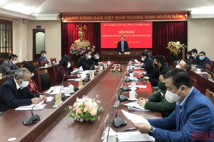 Hội nghị triển khai công tác thông tin đối ngoại năm 2022.