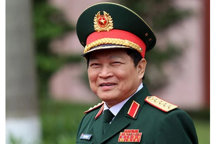 Đồng chí Đại tướng Ngô Xuân Lịch, Ủy viên Bộ Chính trị, Phó Bí thư Quân ủy T.Ư, Bộ trưởng Quốc phòng. Ảnh: Vnexpress