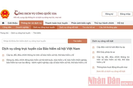 Nhiều tiện ích cho người dân, doanh nghiệp từ dịch vụ công trực tuyến