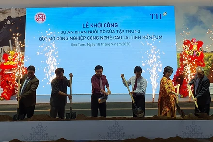 Khởi công dự án chăn nuôi bò sữa công nghệ cao lớn nhất Tây Nguyên