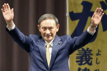 Ông Yoshihide Suga. (Ảnh: Kyodo News)