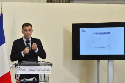 Bộ trưởng Y tế Pháp Oliver Véran. (Ảnh: 20minutes)