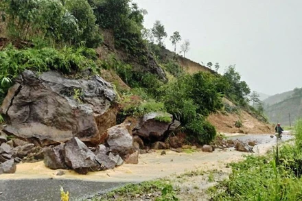 Cảnh báo lũ quét, sạt lở đất do mưa lớn ở vùng núi phía bắc. (Ảnh minh họa)