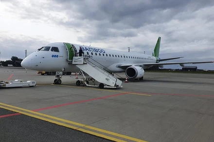 Bamboo Airways nhận máy bay phản lực Embraer E195