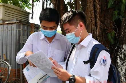 Thí sinh Kỳ thi tốt nghiệp THPT 2020 (Ảnh: THUỶ NGUYÊN)