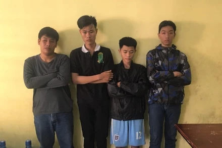 Bốn đối tượng bị bắt giữ.
