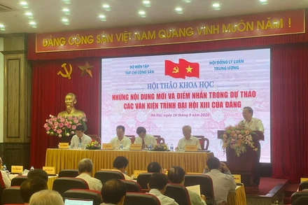 Hội thảo “Những nội dung mới và điểm nhấn trong dự thảo các văn kiện trình Đại hội XIII của Đảng”
