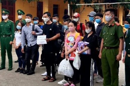 Đối tượng và các nạn nhân tại Cao Bằng.