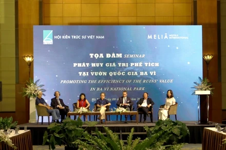 Tọa đàm khoa học Phát huy giá trị các phế tích tại Vườn quốc gia Ba Vì.