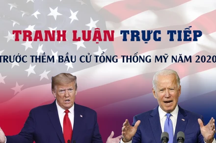 [Infographic] Tranh luận trực tiếp trước thềm bầu cử Tổng thống Mỹ năm 2020