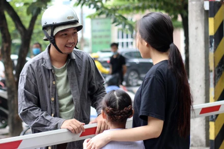 Cảnh trong phim "Bắt lấy điều ước". Ảnh: Viện Huyết học và Truyền máu cung cấp.