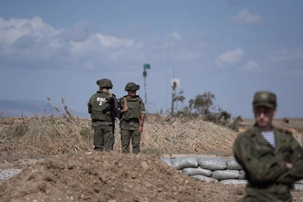 Các binh sĩ có mặt tại cuộc tập trận.