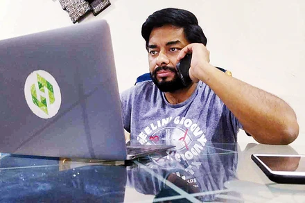 Ruchit Garg, nhà sáng lập mạng lưới giúp nông dân bán bán nông sản trực tuyến HFN.