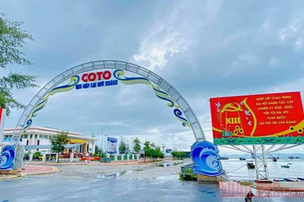 Khu vực Cầu cảng Cô Tô.