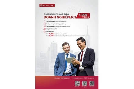 Agribank dành 5.000 tỷ đồng cho vay ưu đãi khách hàng doanh nghiệp FDI