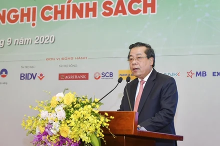 Phó Thống đốc NHNN Nguyễn Kim Anh phát biểu tại Diễn đàn.