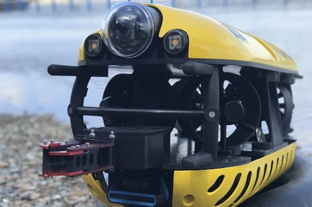 Robot điều khiển từ xa ROV nhặt rác dưới đại dương của Dự án SeaClear.