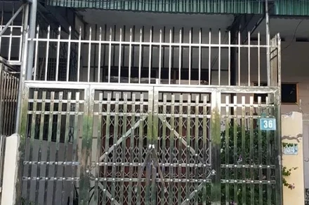 Ngôi nhà số 36, ngõ 357, tổ 19 đường Lý Thái Tổ, phường Quang Trung (T.P Thái Bình), nơi các đối tượng đánh bạc.