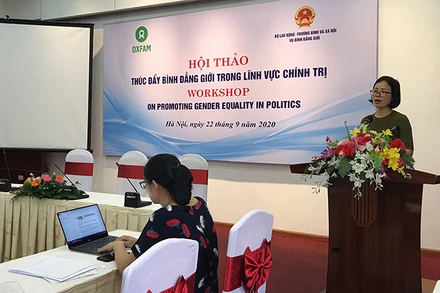 Tỷ lệ nữ lãnh đạo còn thấp