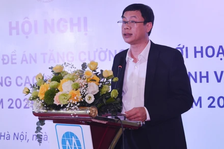 Thứ trưởng Khoa học và Công nghệ Lê Xuân Định phát biểu tại Hội nghị. Ảnh: VGP