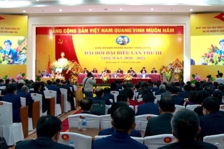 Toàn cảnh Đại hội Đảng bộ Khối Doanh nghiệp T.Ư, nhiệm kỳ 2020-2025.