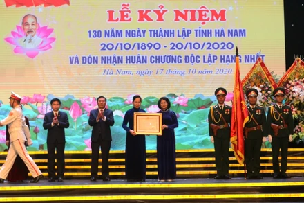 Hà Nam kỷ niệm 130 năm Ngày thành lập tỉnh và đón nhận Huân chương Độc lập hạng nhất