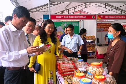 Tuần hàng Việt tổ chức tại thị xã Sơn Tây.