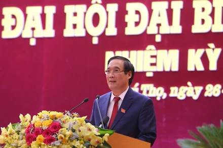 Bí thư Tỉnh ủy Phú Thọ Bùi Minh Châu.