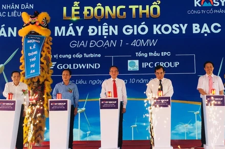 Chính thức khởi công xây dựng Nhà máy điện gió Kosy Bac Liêu giai đoạn 1.