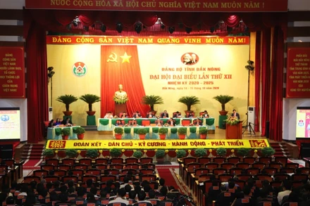 Toàn cảnh phiên bế mạc Đại hội.