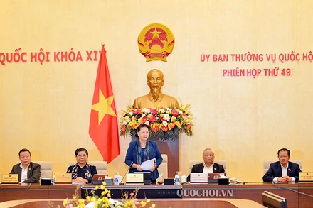 Chủ tịch Quốc hội Nguyễn Thị Kim Ngân phát biểu bế mạc. Ảnh: Quochoi.vn