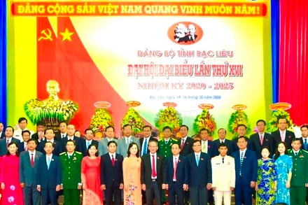 Ban Chấp hành Đảng bộ tỉnh Bạc Liêu nhiệm kỳ 2020 - 2025.