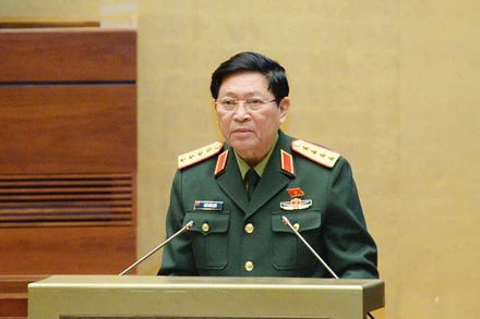 Đại tướng Ngô Xuân Lịch, Ủy viên Bộ Chính trị, Bộ trưởng Quốc phòng.