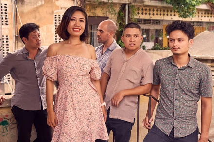 Ban nhạc Saigon Soul Revival. Ảnh: L’Espace.